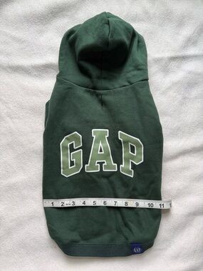 GAP Dark Green Pullover Dog Hoodie